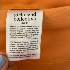 Orange Girlfriend Collective Leggings